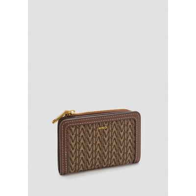 Portefeuille rabat logo MANGO