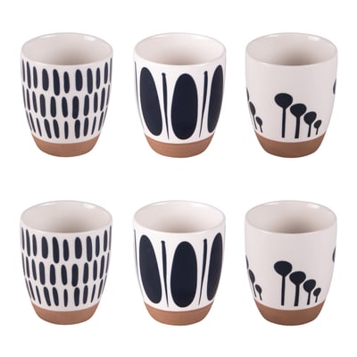Coffret de 6 gobelets Mikonos   10 cl TABLE PASSION