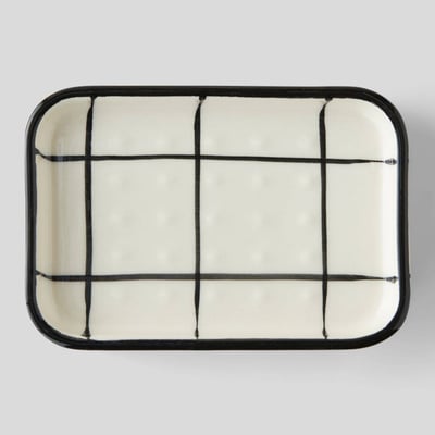 Porte savon rectangulaire en céramique MONOPRIX MAISON