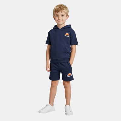Ensemble t-shirt à capuche et short imprimés MATCHY ELLESSE