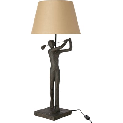 Lampe de table golfeur en résine RECOLLECTION