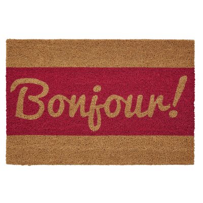 Bonjour Coir Doormat SO'HOME