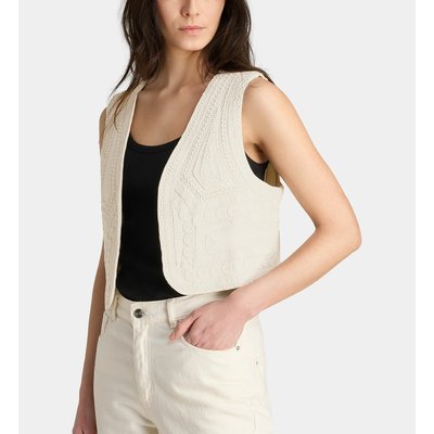 Gilet Sans Manches Bengalore Per Broderies Coton GALERIES LAFAYETTE