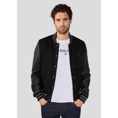 Blouson Col teddy boutons préssions en cuir OXFORD HATCH REDSKINS