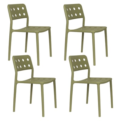 Chaise de jardin empilable (lot de 4) BOITE A DESIGN