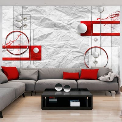 Papier peint intissé panoramique Paper Abstraction EDEN