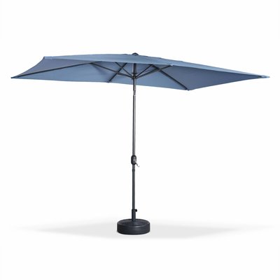 Parasol rectangulaire 2x3m, mât effet bois TOUQUET SWEEEK
