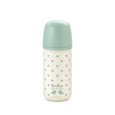 Biberon en verre avec tétine SX Pro 240 ml débit M BONHOMIA SUAVINEX