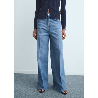 Jean large taille haute MANGO