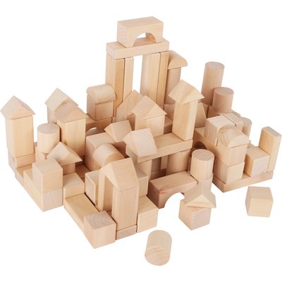 Blocs de construction Naturel 100 pcs SMALL FOOT COMPANY