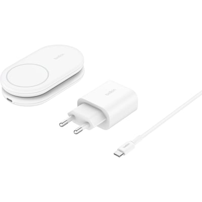 Chargeur induction induction 15W 2en1 blanc BELKIN