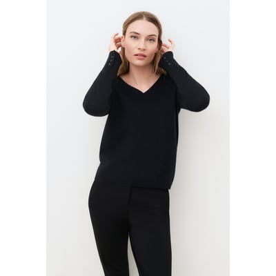 Pull droit col v cachemire MVICKIE CAROLL