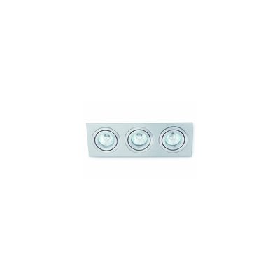 Spot Encastrable gris 3x50W PLANO3 FARO