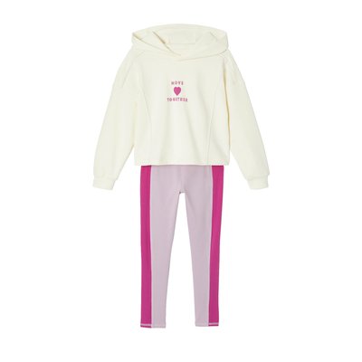 Ensemble sport sweat capuche + legging VERTBAUDET