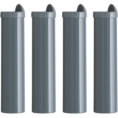 Lot de 4 pieds gris pour sommiers cadre métal CAMIF