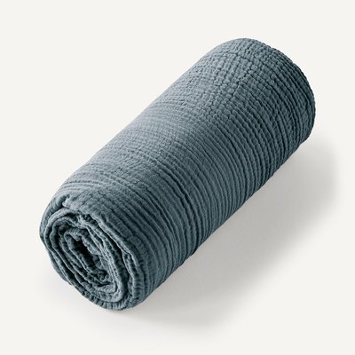 Sábana bajera de gasa de algodón orgánico Cuddly AM.PM