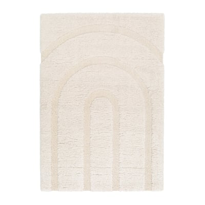 Tapis shaggy épais en polyester recyclé avec relief ARCADIA AFK LIVING