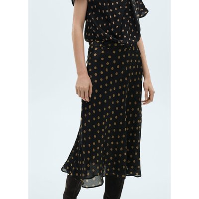 Jupe midi pois MANGO
