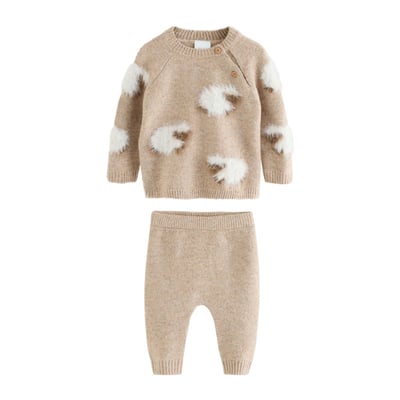 Ensemble bébé pull en maille et legging NEXT