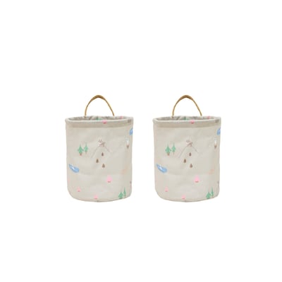 Petit panier de rangement, lot de 2 MINI OYOY LIVING DESIGN
