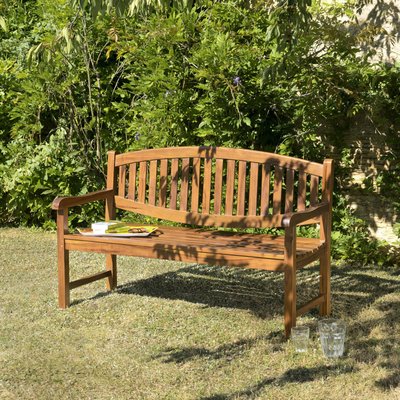 Banc ovale en teck 150 cm SUMMER PIER IMPORT