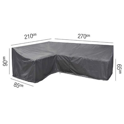 Garden Long Right Lounge Set Cover 270x210x85x65x90cm AEROCOVER