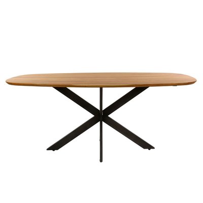 Table de repas en bois massif et acier - OSLO MATHI DESIGN