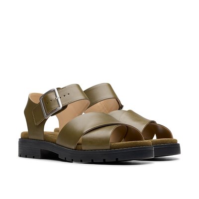 Sandali in pelle Orinocco Cross CLARKS