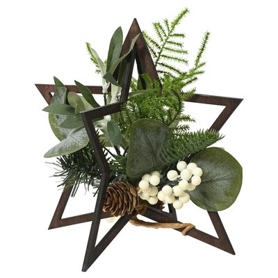 Composition de table étoile et plantes artificielles PIER IMPORT