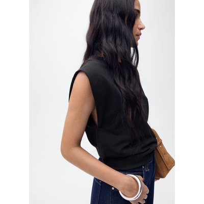 T-shirt coton manches courtes MANGO