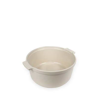 Appolia Moule à soufflé en céramique, écru, diamètre 22 cm - 8,6", 4 à 6 personnes, 24,4L - 2,2QT PEUGEOT