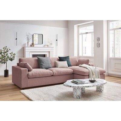 Canapé d'angle fixe 4 places en tissu, BELAIR BOBOCHIC