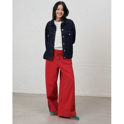 Pantalon droit large taille haute long LABDIP