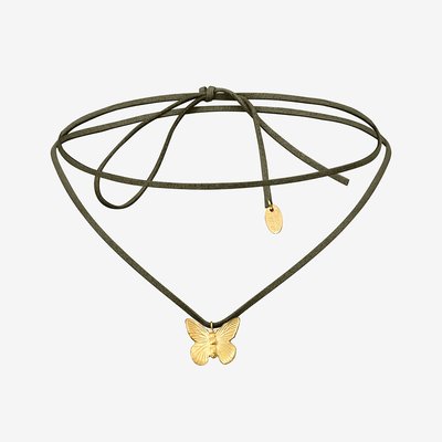 Collier cordon doré petit modèle - BUTTERFLY CAROLINE NAJMAN