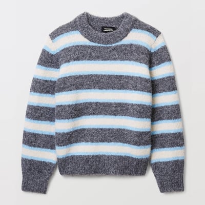 Pull rayé col rond MONOPRIX