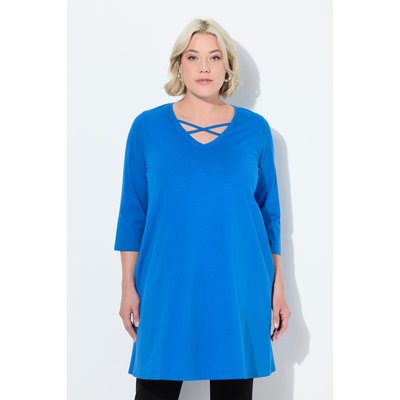 T-shirt long, bandes décoratives ULLA POPKEN
