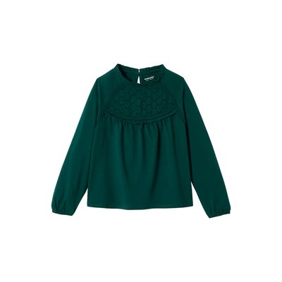 Tee-shirt blouse détail en broderie anglaise VERTBAUDET