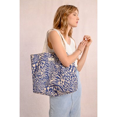 Cabas imprimé animalier MOLLY BRACKEN