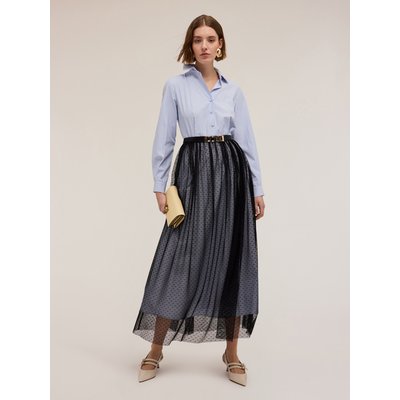 Robe CHEMISIER en popeline de coton à rayures MOTIVI