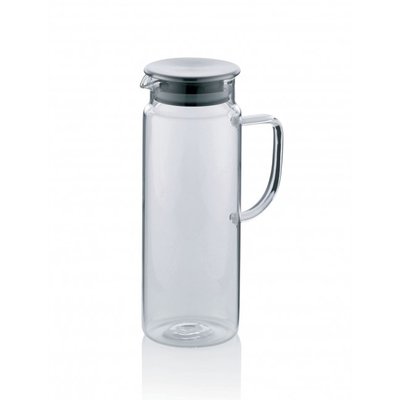 Pichet À Jus Ou Café En Verre Et Métal Design Pitcher - 1l WADIGA