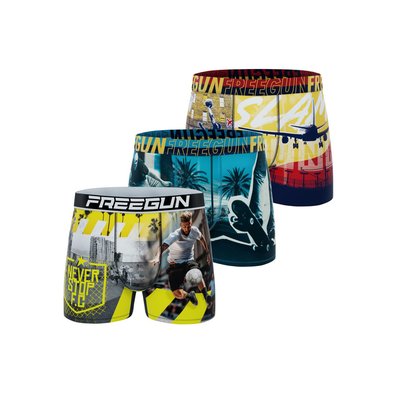Lot De 3 Boxers Microfibre FREEGUN
