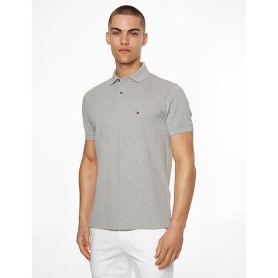 Gerades Poloshirt aus Stretch-Pikee TOMMY HILFIGER
