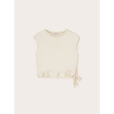 Blouse en satin de couleur unie MOTIVI