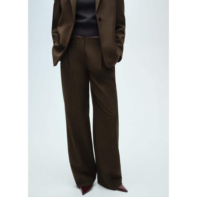 Wideleg suit trousers MANGO