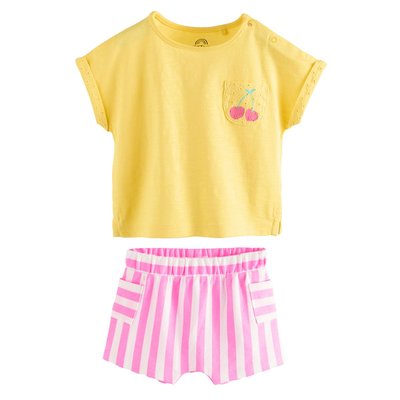 Haut manches courtes et short bébé, 2 pièces NEXT