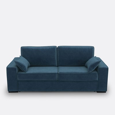 Sofá-cama em veludo, latex, Cécilia LA REDOUTE INTERIEURS