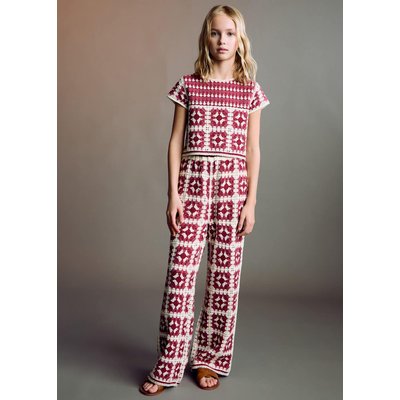 Pantalon droit crochet MANGO KIDS