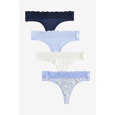 Culotte en dentelle et coton, lot de 4 NEXT