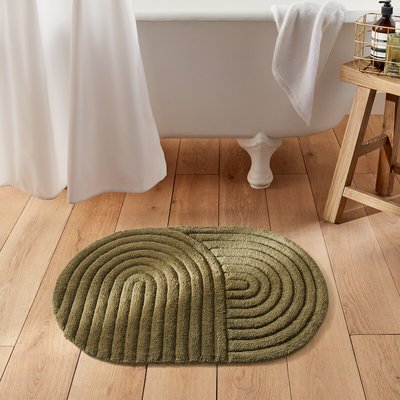 Tapis de bain, coton recyclé tufté, Simeas LA REDOUTE INTERIEURS