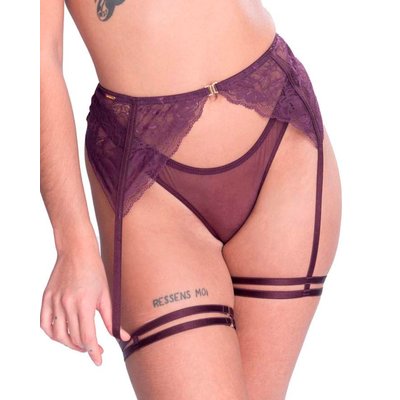 Culotte Ouverte En Tulle Et Dentelle DORCELSTORE